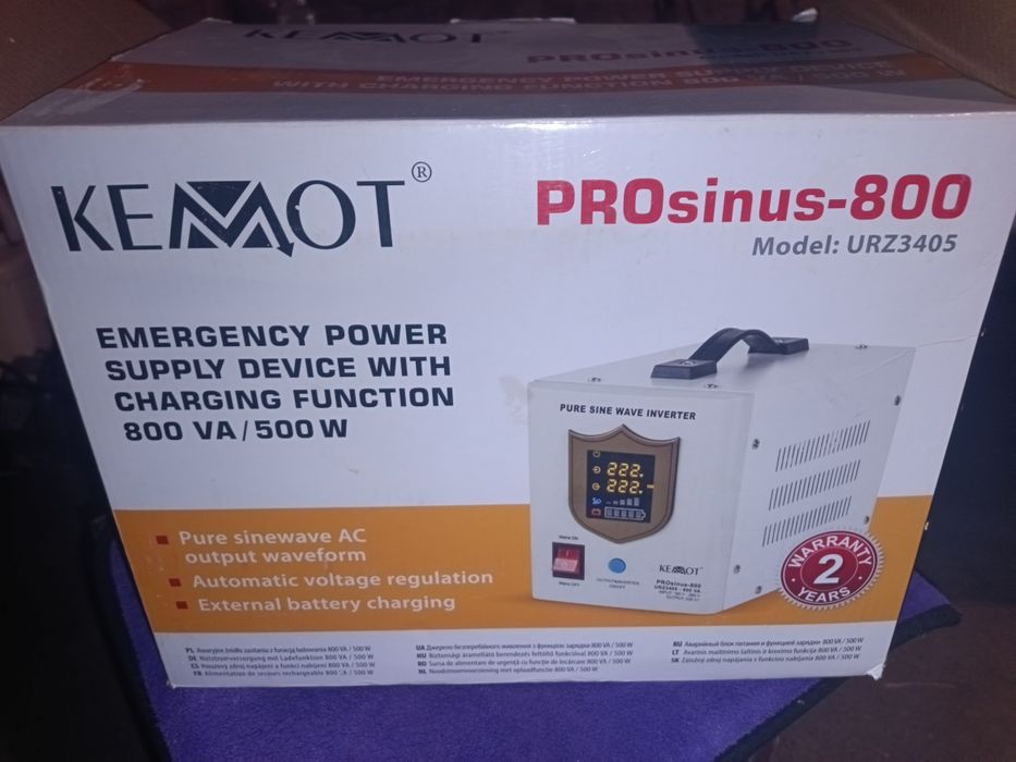 Джерело безперебійного живлення  KEMOT PRO sinus 500/800
