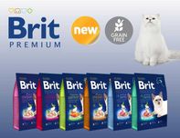 Brit Premium Сухой корм для кошек в ассортименте 1,5 кг
