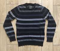 Bawełniany sweter w paski H&M S