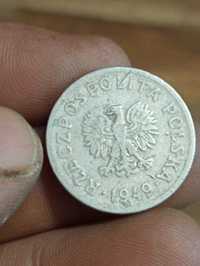 Sprzedam monete 50 groszy 1949 rok bzm