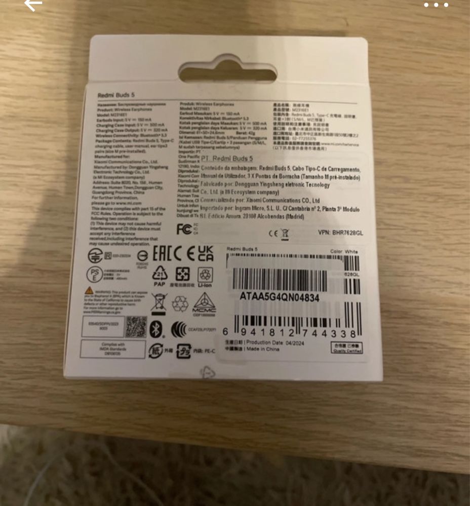 Auriculares xiaomi redmi buds 5