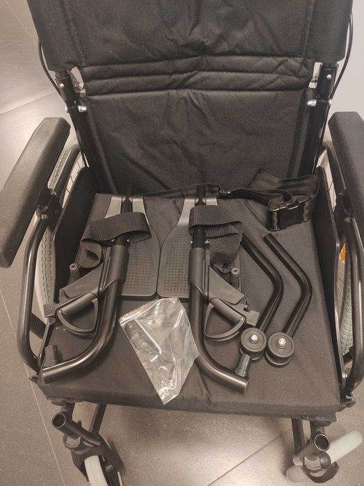 NOWY Wózek inwalidzki alumuniowy lekki Reha Fund RF-3