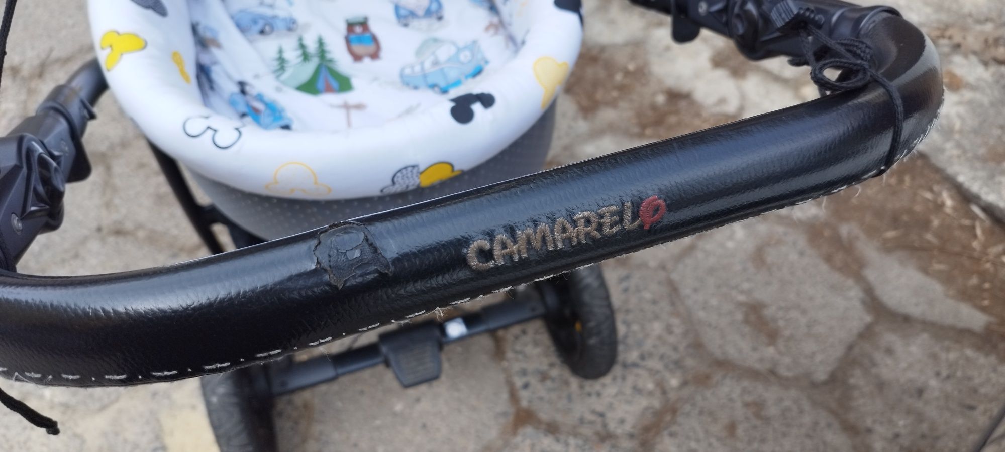 Wózek gondola z stelażem Camarelo+ dodatki