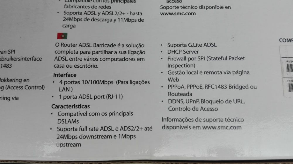 Vendo Router SMC Barricade SMC7904BRA - Novo