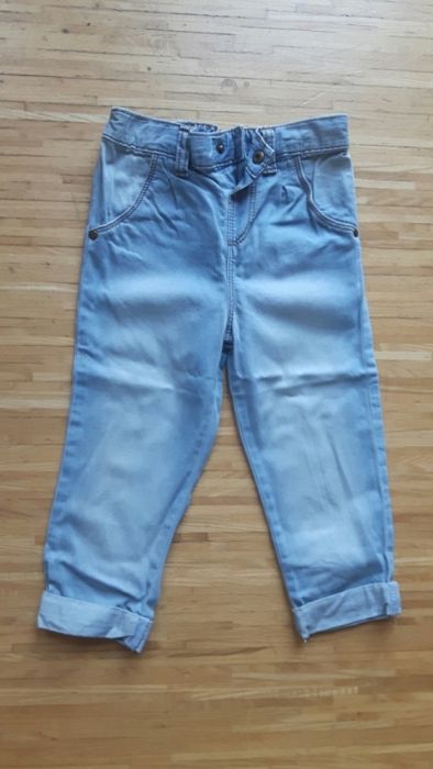 F&F spodnie jeansy alladynki 86