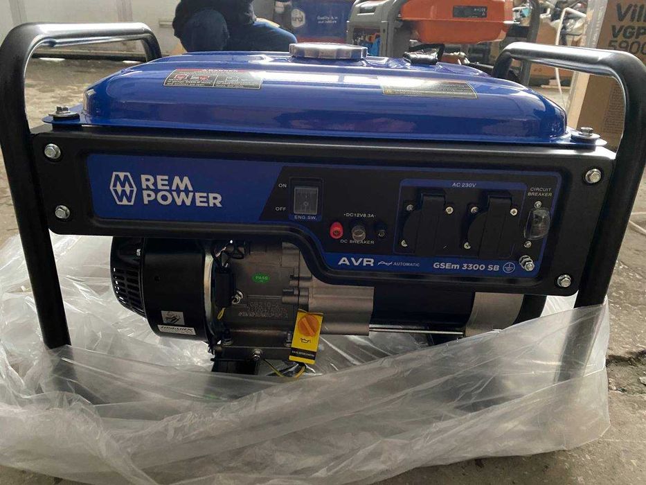 Бензиновий генератор Rem Power 3300, 3 кВт