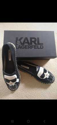 Espadryle Karl Lagerfeld 37 oryginalne