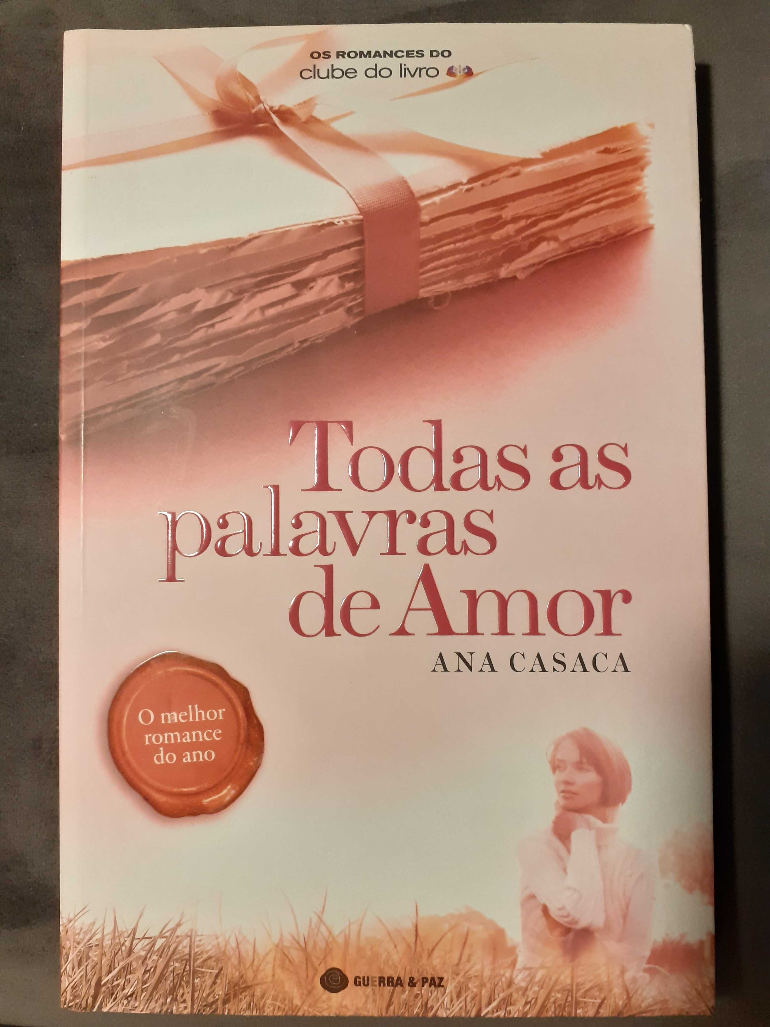 Livro "todas as palavras de amor"