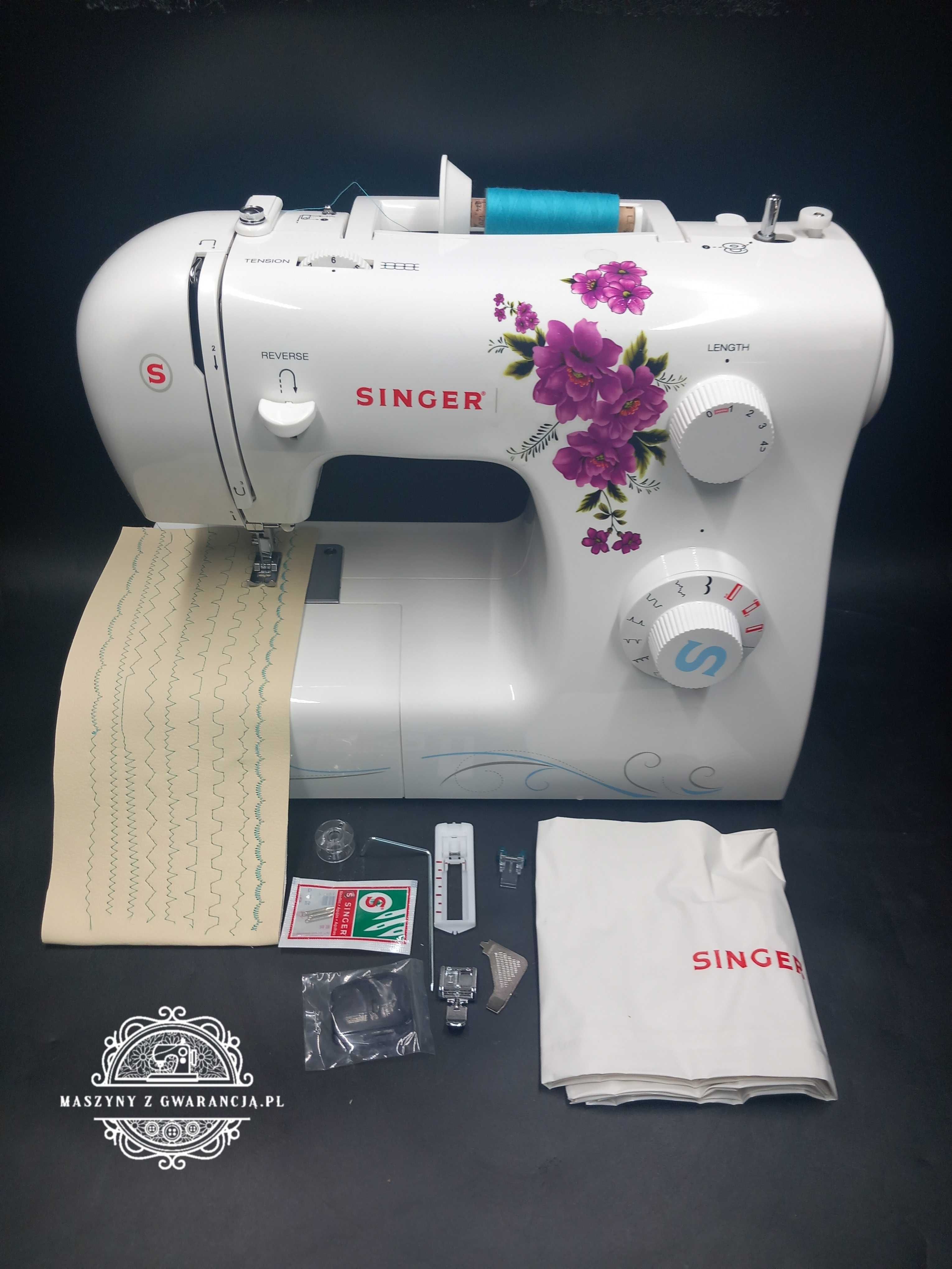 Maszyna do szycia Heavy Duty SINGER skóra dresówka jeans 12 MSC GW.