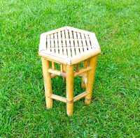 Krzesło Fotel Bambusowy z Bambusa | Taboret Sześciokątny | Wysyłka