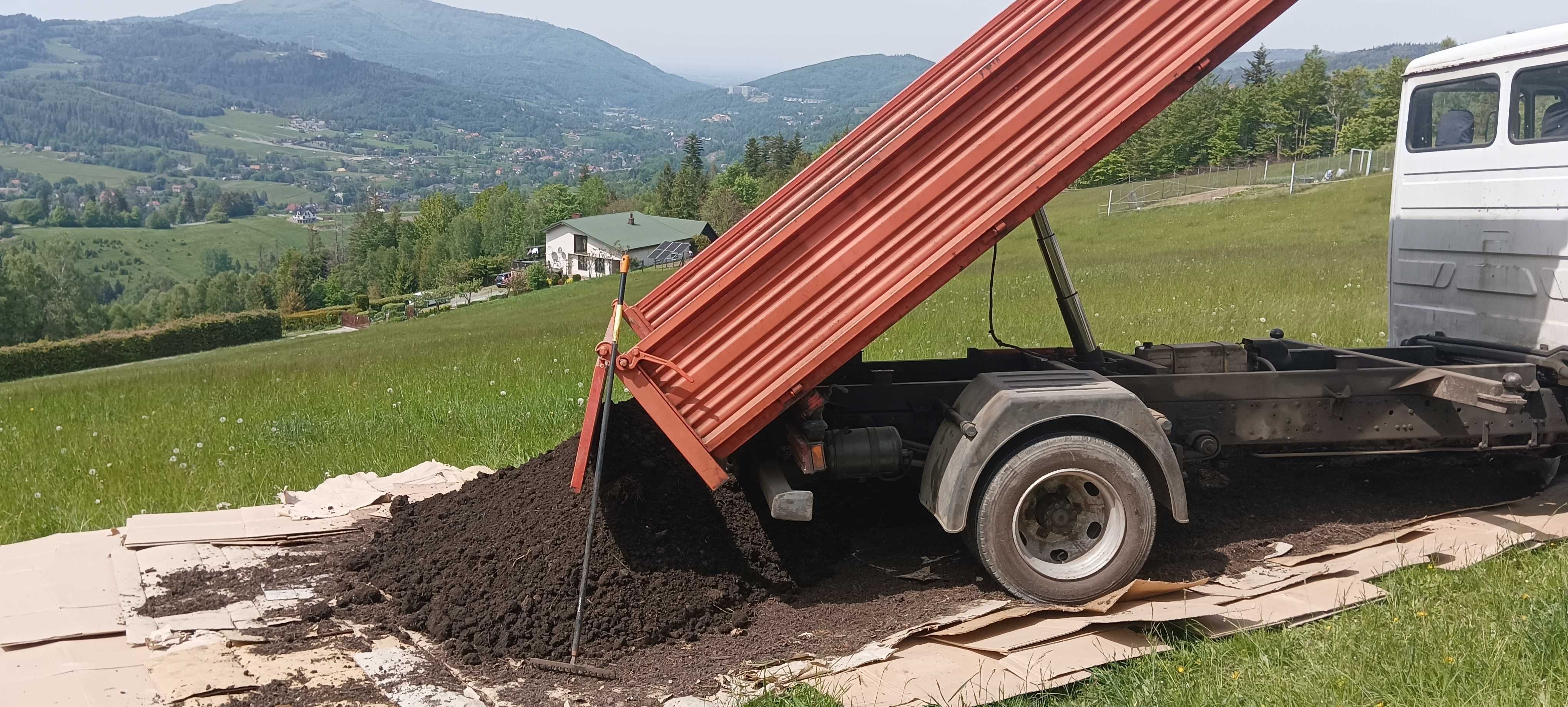 najlepsza ziemia ogrodowa humus czarnoziem -gwarancja, z dowozem