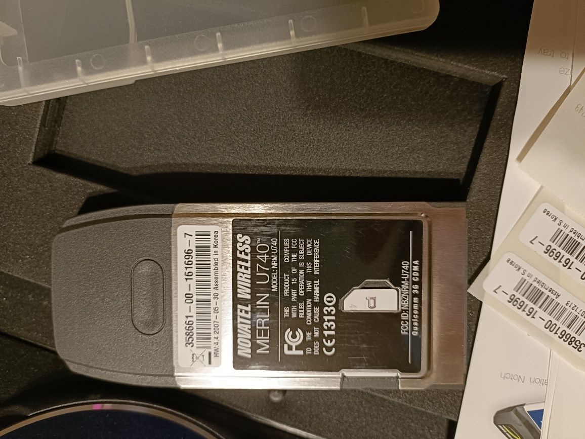 Modem internetowy GSM 3G Merlin U740 PCMCiA