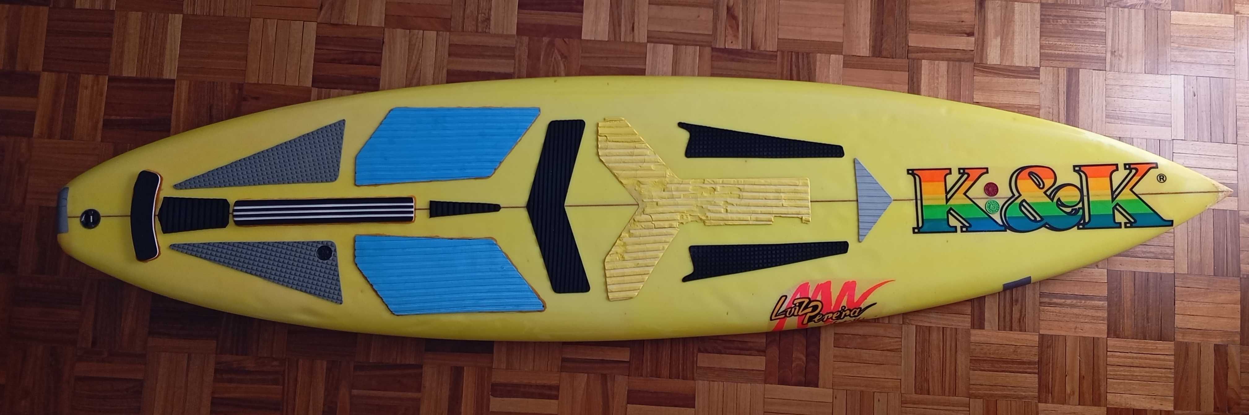 RARIDADE !!! Relíquia do Surf Brasileiro com 35 anos! K&K, 6'8 de 1990