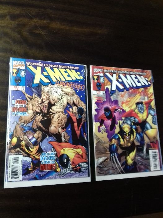 4 revistas X-MEN em ingles