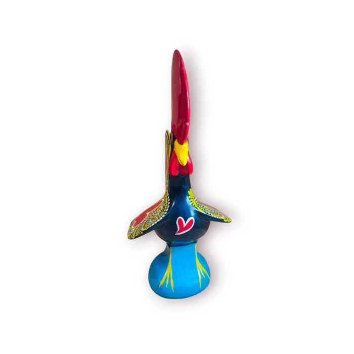 Galo Barcelos Artesanal Cerâmica Pintada à Mão – 33,5 cm