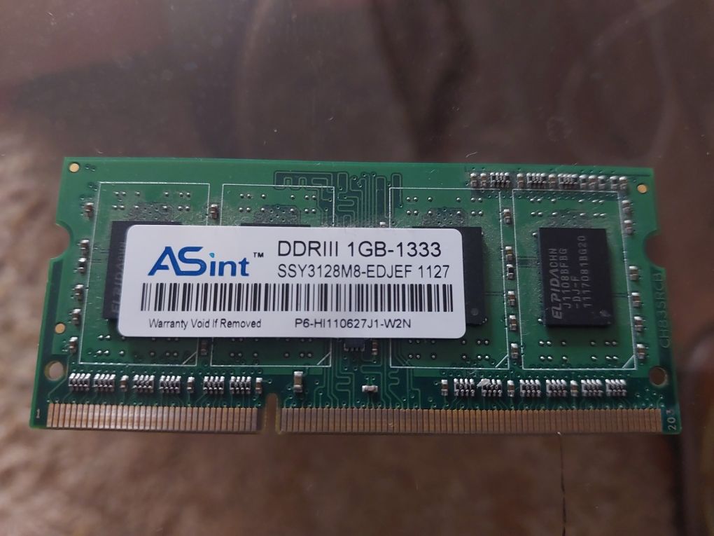 Оперативна память для ноутбука Asint DDR3 1Гб (договірна)