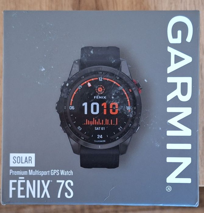 Garmin fenix 7s solar czarny