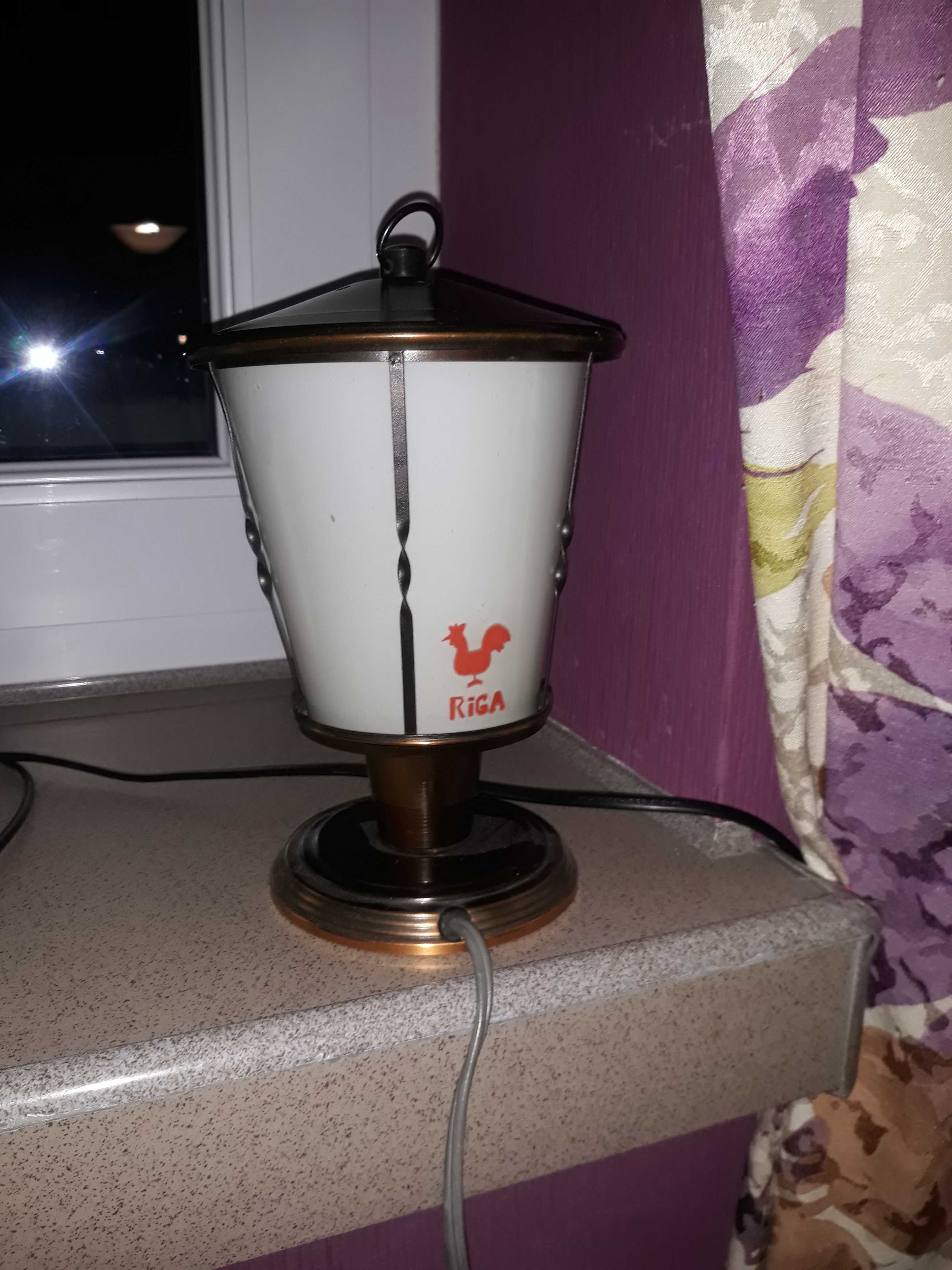 Vintage stara lampka lampion PRL 1976 rok Riga