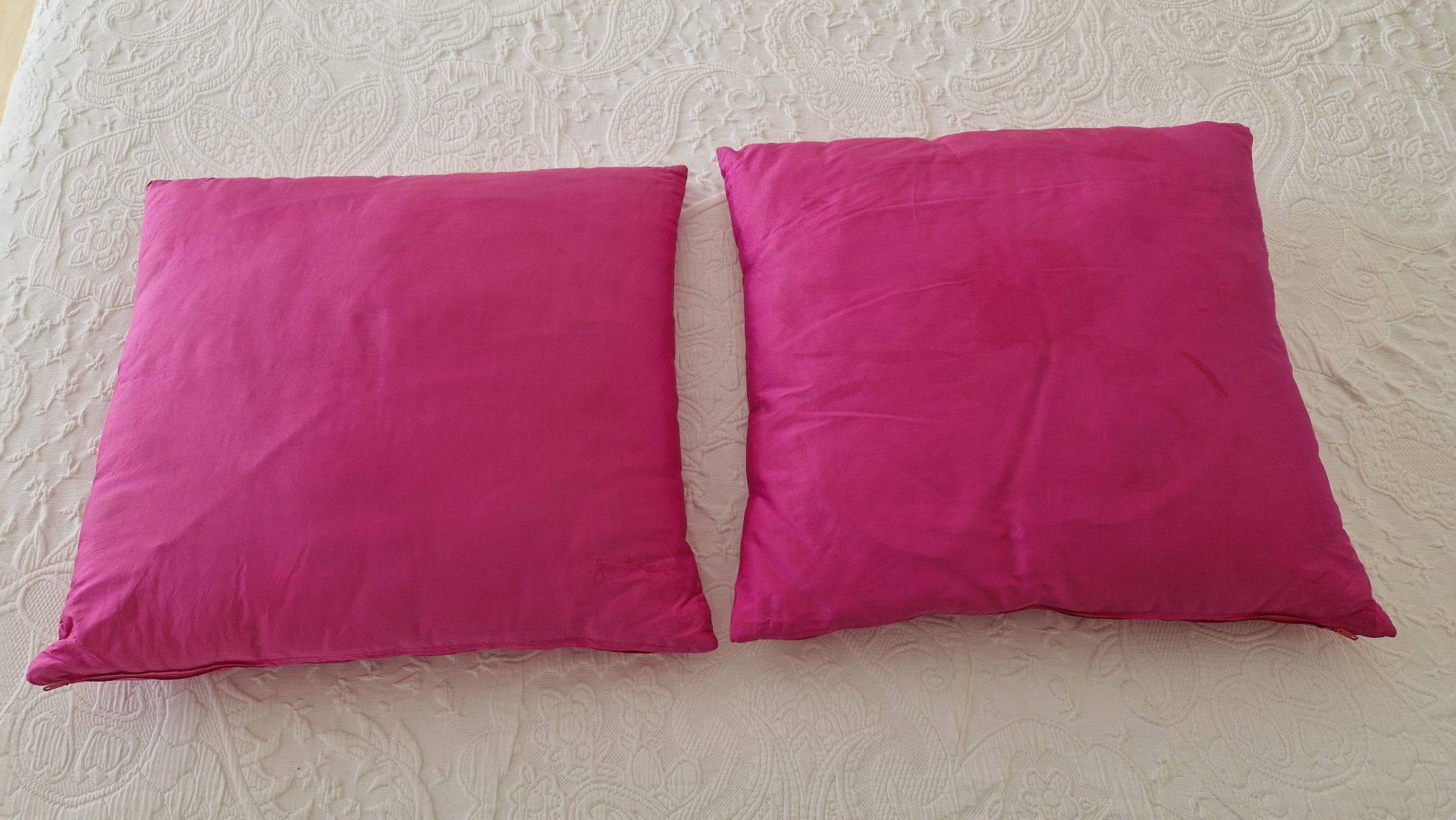 Comjunto 2 almofadas rosa