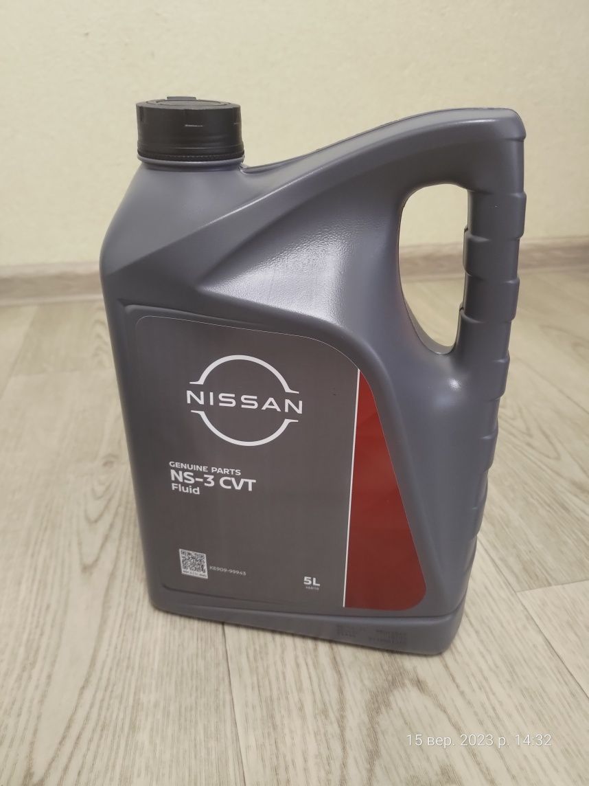 Nissan NS-3 cvt fluid 5л Оригінал