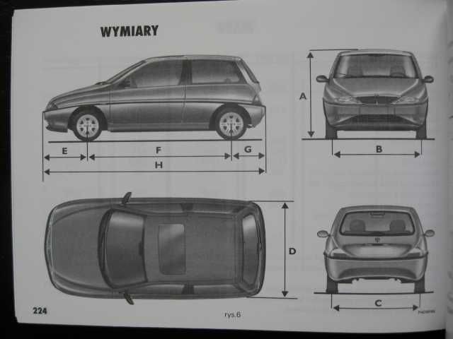 LANCIA Y Polska instrukcja obsługi Lancia Ypsilon 96-03