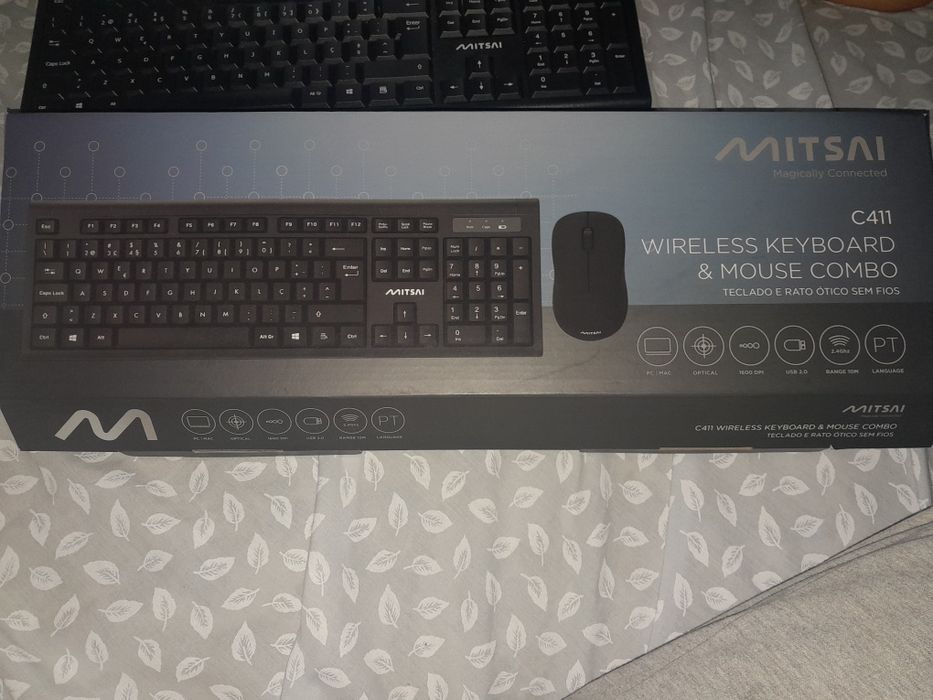 Teclado mitsai combo com tapete