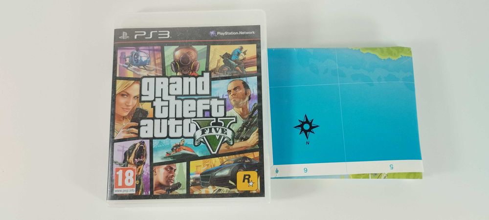 Grand Theft Auto 5 - Jogo + Mapa