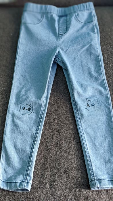 Джинсовые легенцы для девочки