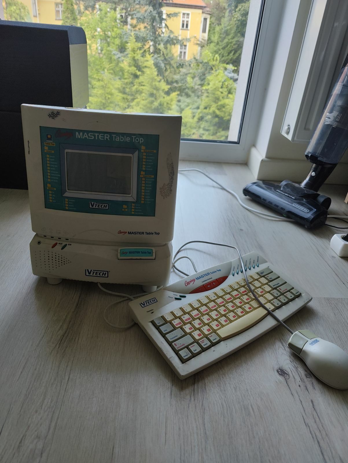 Blat VTECH Master, mysz (komputer do nauki), klawiatura,