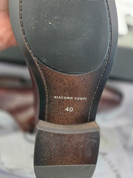 Eleganckie buty męskie GIACOMO CONTI, rozmiar 40 Nie Noszone!