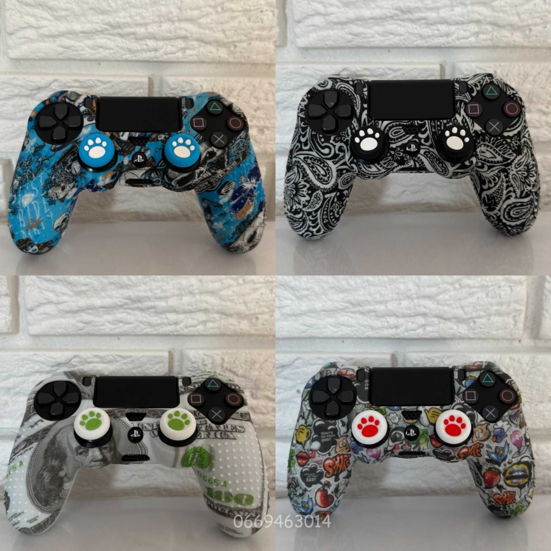 Чехол с накладками на стики геймпад для DualShock PS3 PS4 PS5 XBOX 360