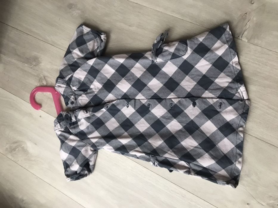 Sukienka 86 kratka vintage przyjemna bawelna odealna na wiosne