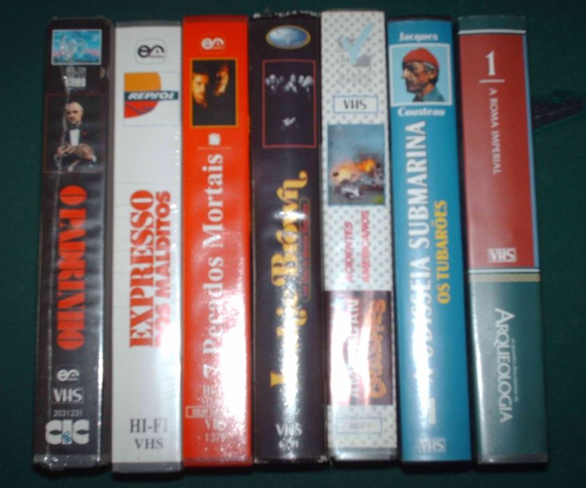 desporto vintage cassetes VHS