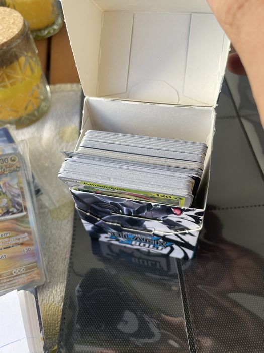 Cartas pokemon bulk ex, holo, reverse, raras, incomuns e comuns