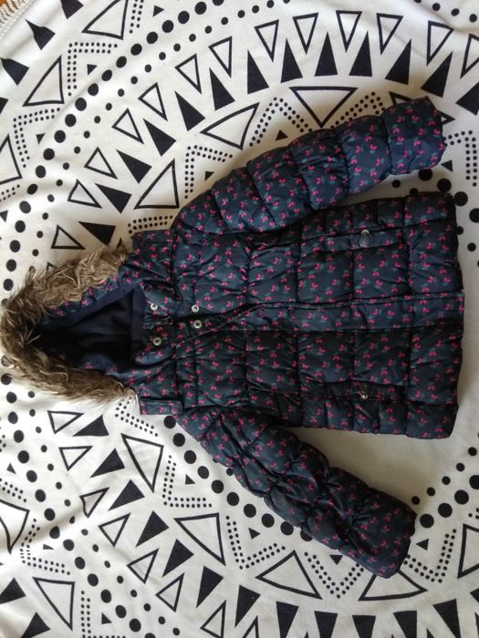 Kurtka zimowa granatowa ciepła 98 Palomino