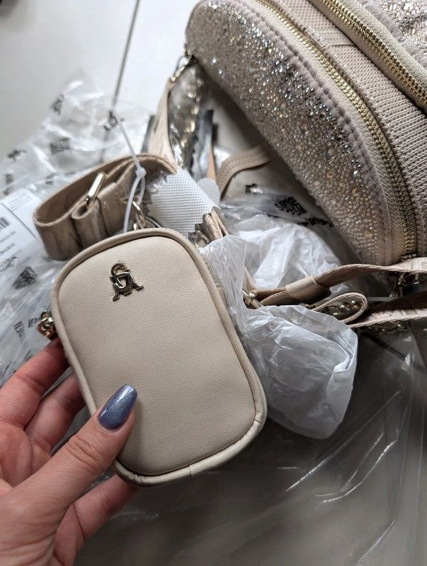 Torebka Steve Madden Bmaxima Crossbody bag blush beż przez ramię Nowa