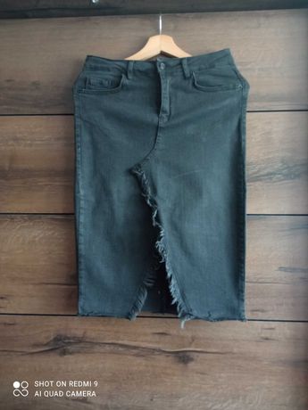 Spódnica jeansowa czarna, rozmiar M
