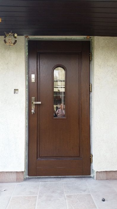 Drzwi zewnętrzne drewniane od ręki Zielonka/Radzymin Czyste powietrze