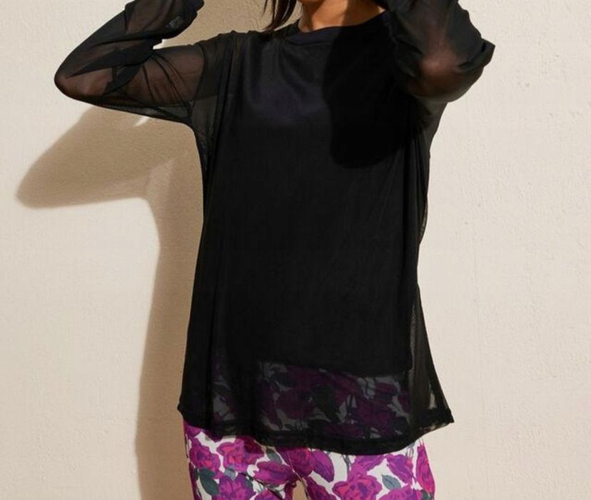 Bluzka z bawełnianym topem M/L