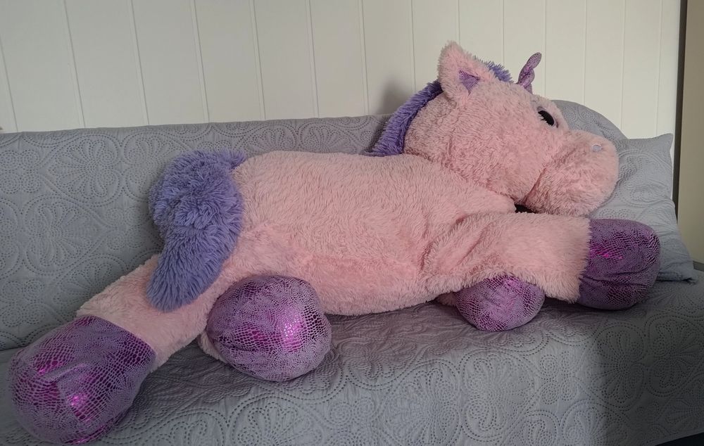 Jednorożec duża maskotka.