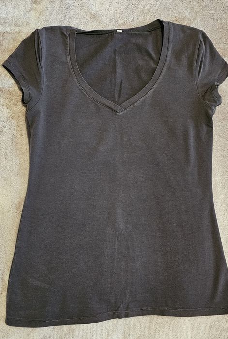 Zestaw 3 bluzki, koszulki z dekoltem