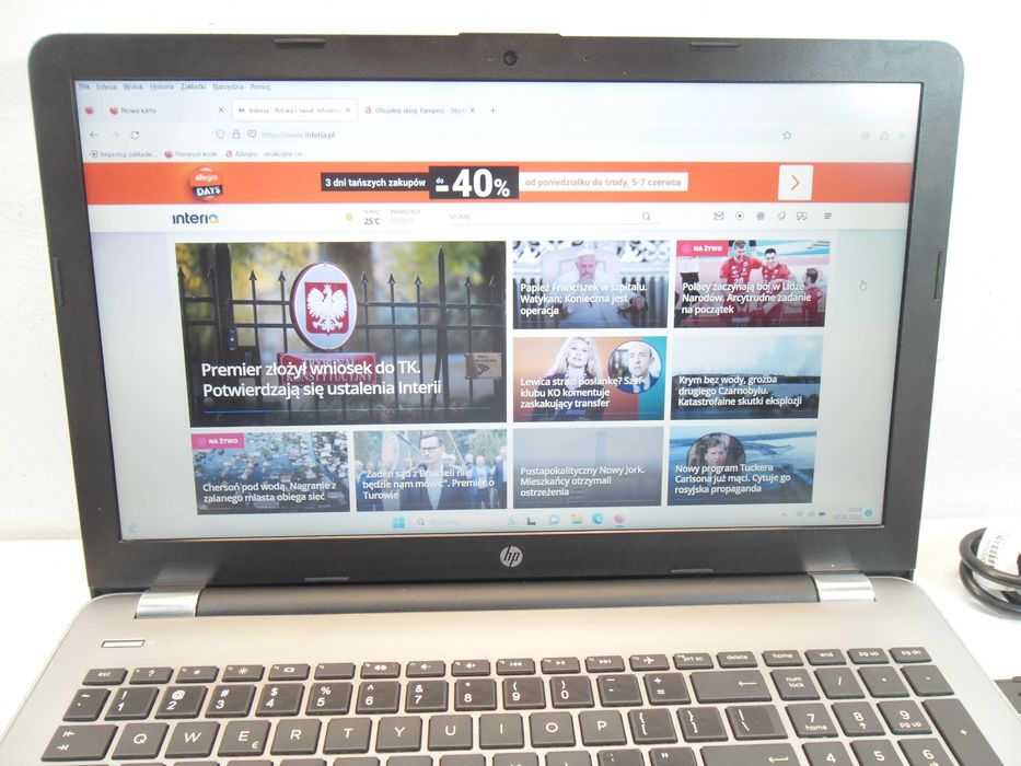 Laptop HP 250 G7 i5 4x3.90/16GB/SSD Stan bardzo dobry, Gwar. 1rok FV23
