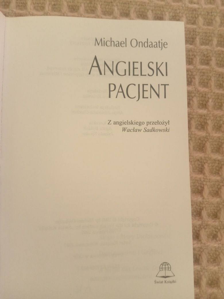 "Angielski pacjent" M. Ondaatje