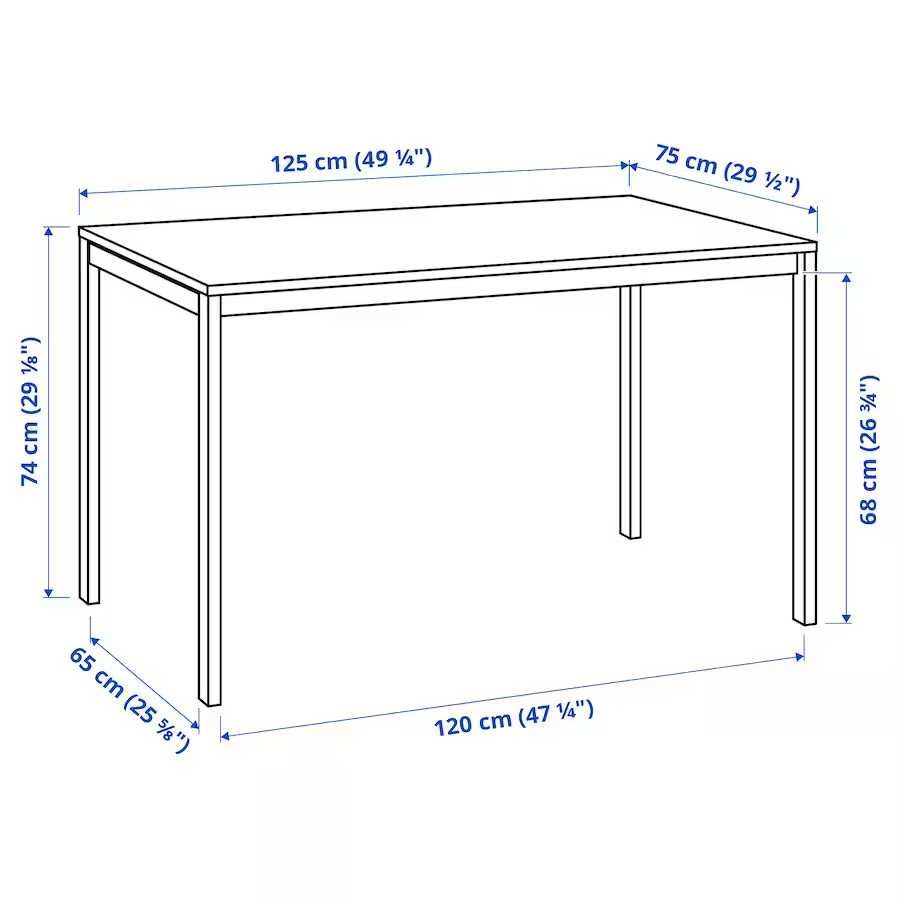 Mesa de cozinha com 4 cadeiras, branca, IKEA