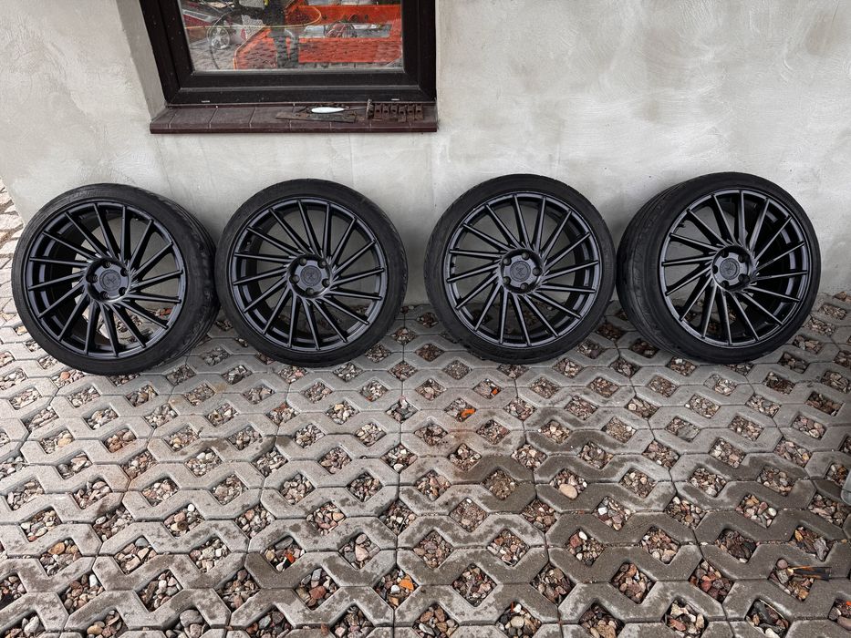 Pilnie sprzedam Alufelgi 19 5x112 Keskin kt17 et45 8,5j opony 235x35