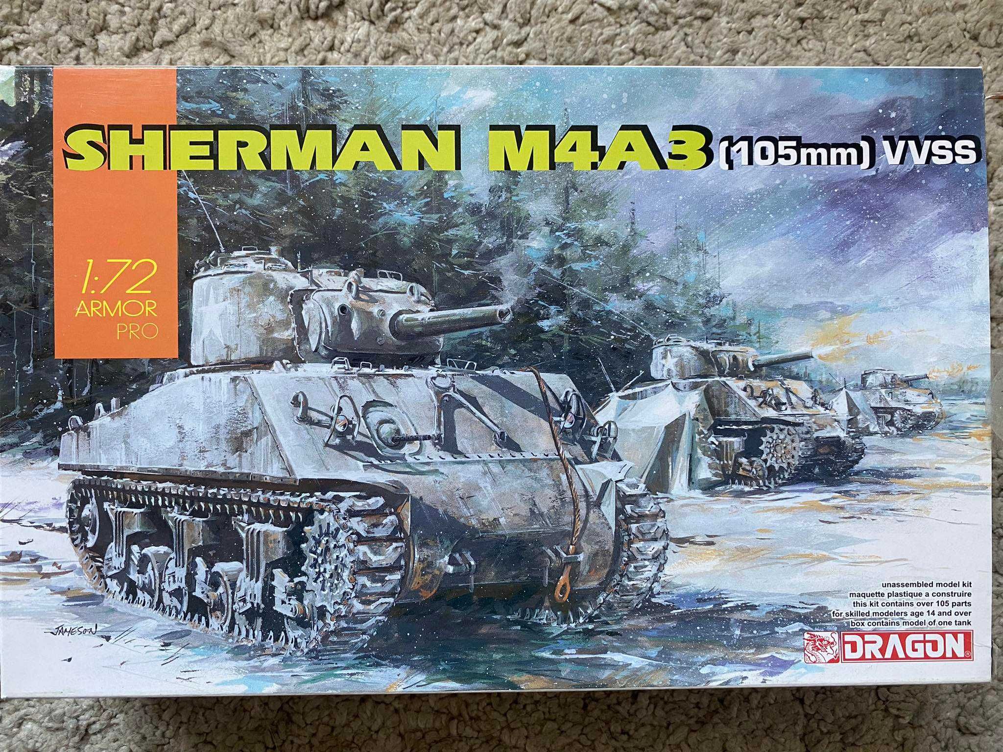 Dragon 7274 Sherman M4A3 (105mm) VVSS