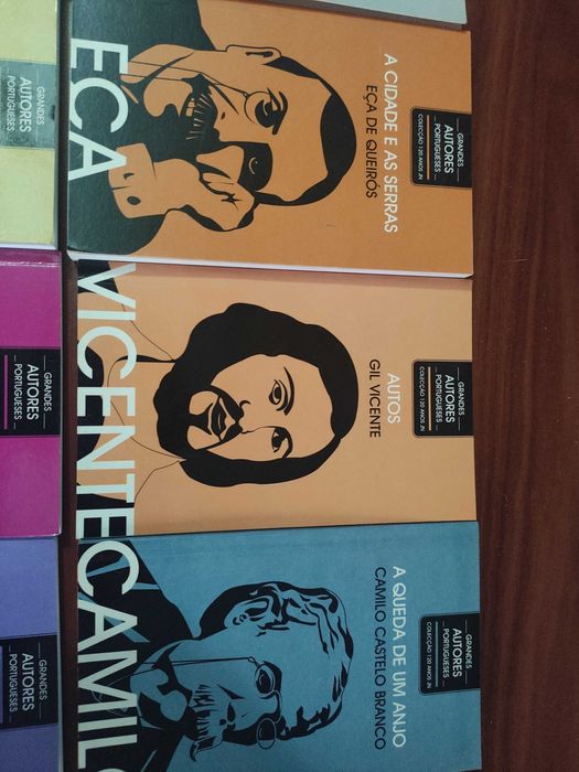Grandes autores portugueses - livros de bolso.