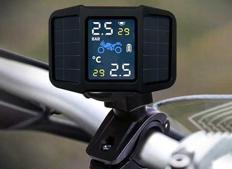 Система контролю тиску в шинах мото. Датчик давления колес TPMS мото