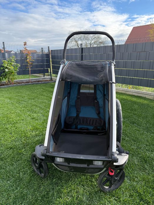 Przyczepka rowerowa Thule Chariot Cross 1 + wkładka do małego dziecka