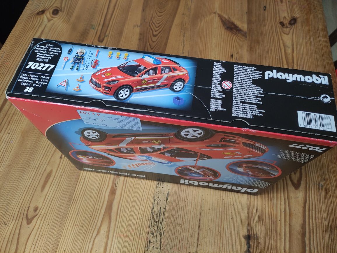 Playmobil straż pożarna Porshe macan s 70277 nowe